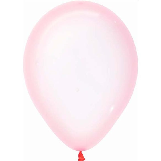 Globo de látex rosa cristal- pack 12 uds.