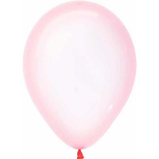 Globo de látex rosa cristal- pack 12 uds.