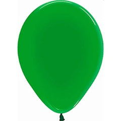 Globo de látex verde cristal - pack 50 uds.