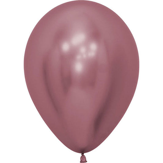 Globo de látex rosa reflex - pack 50 uds.