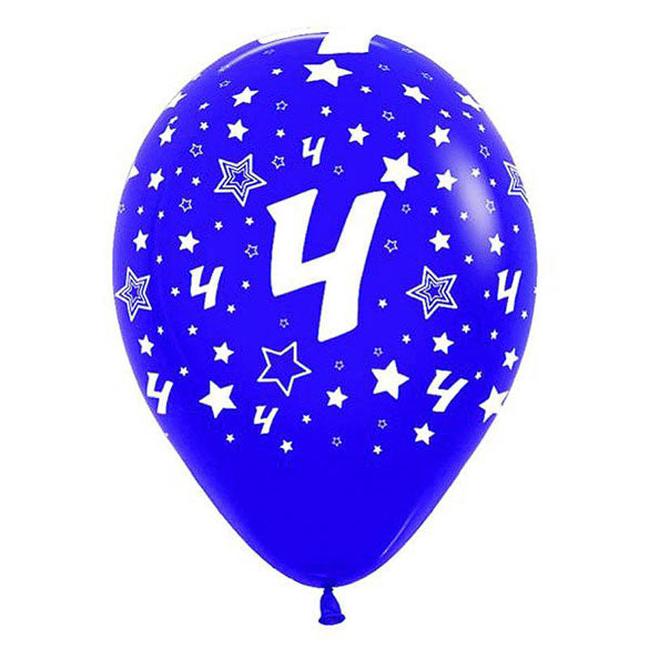 Globos de látex multicolor 4 años - pack 10 uds.