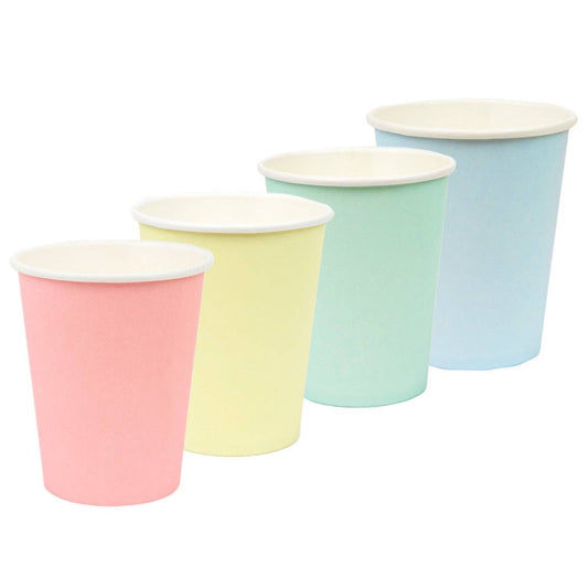 Vasos de colores pastel- pack 8 uds.