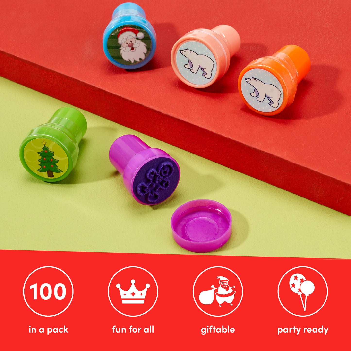 Caja sorpresa 100 juguetes de Navidad