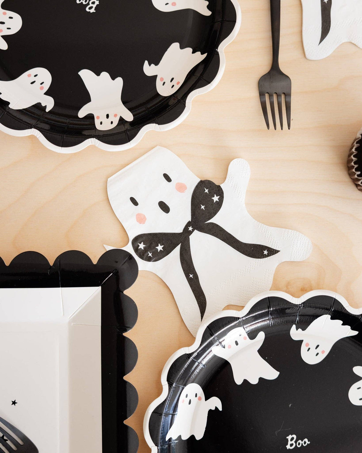Servilletas con forma de fantasma- pack 24 uds.