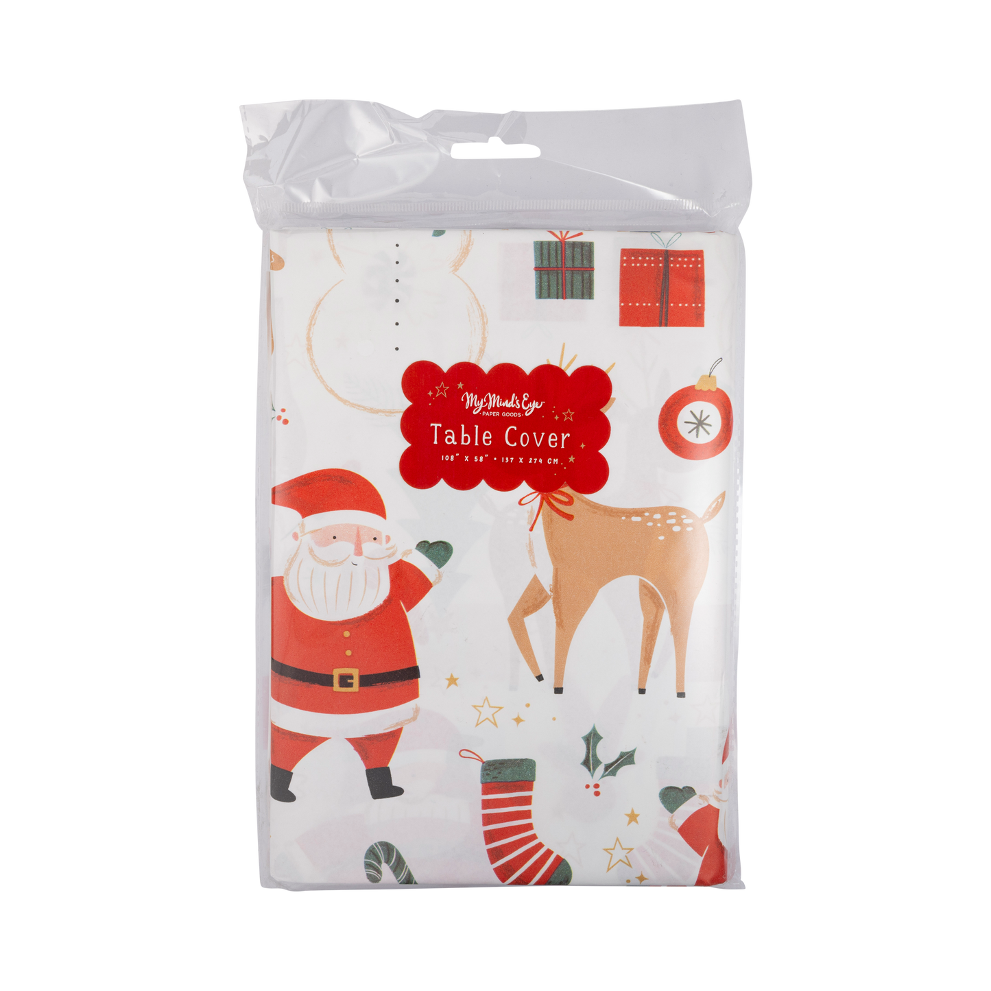 Mantel iconos navidad Papá Noel