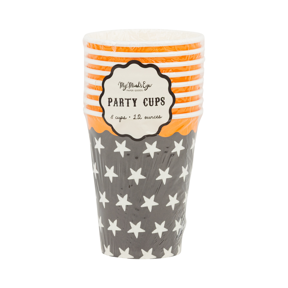 Vaso de estrellas Halloween- pack 8 uds.