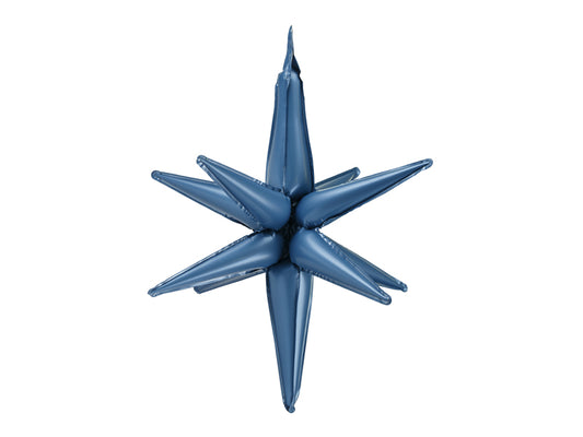 Globo 3D estrella grande azul marino para inflar con aire