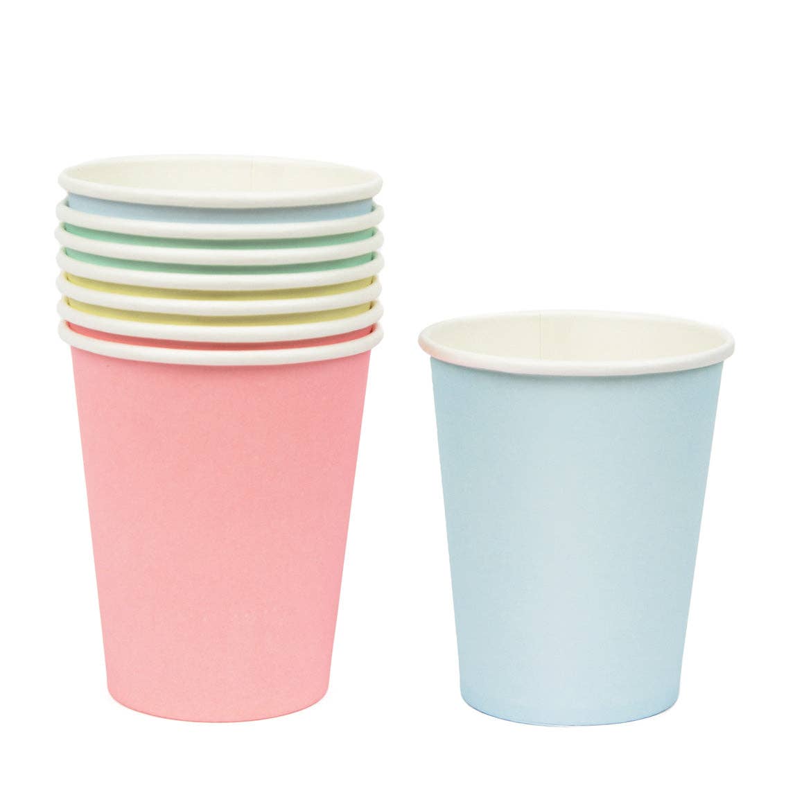 Vasos de colores pastel- pack 8 uds.