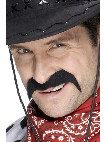 Bigote neegro cowboy