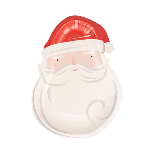 Plato Papá Noel- pack 8 uds.
