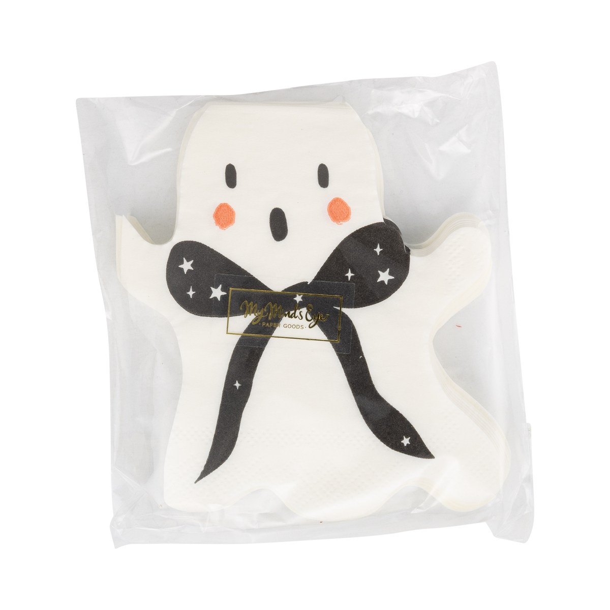 Servilletas con forma de fantasma- pack 24 uds.
