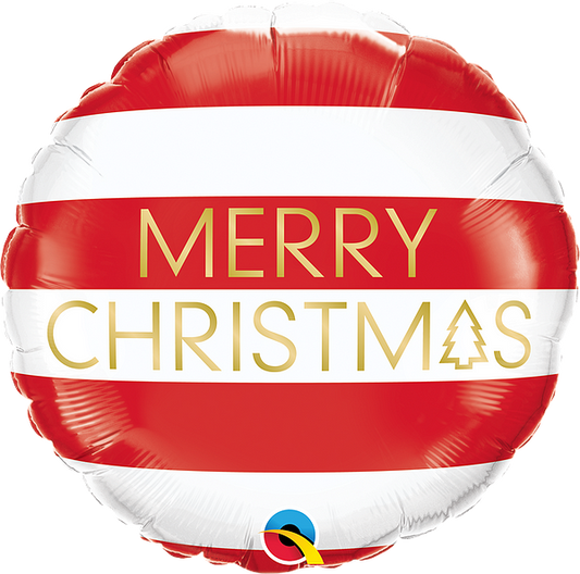 Globo foil redondo- Merry Christmas-