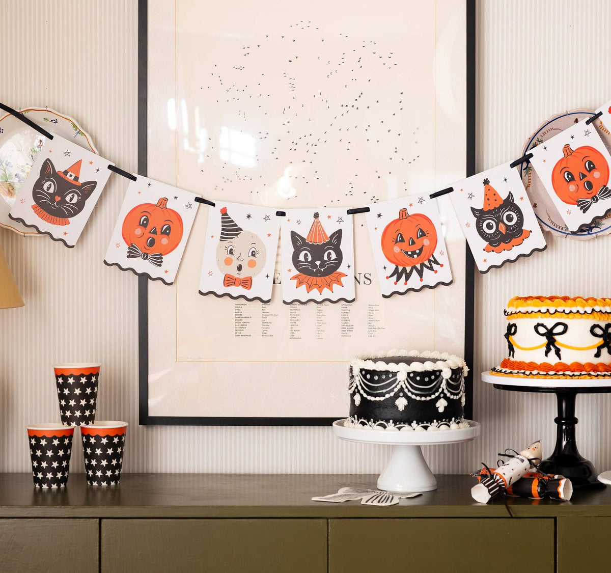 Guirnalda de Iconos Halloween