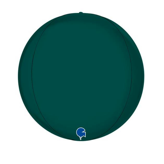 Globo foil esfera verde esmeralda