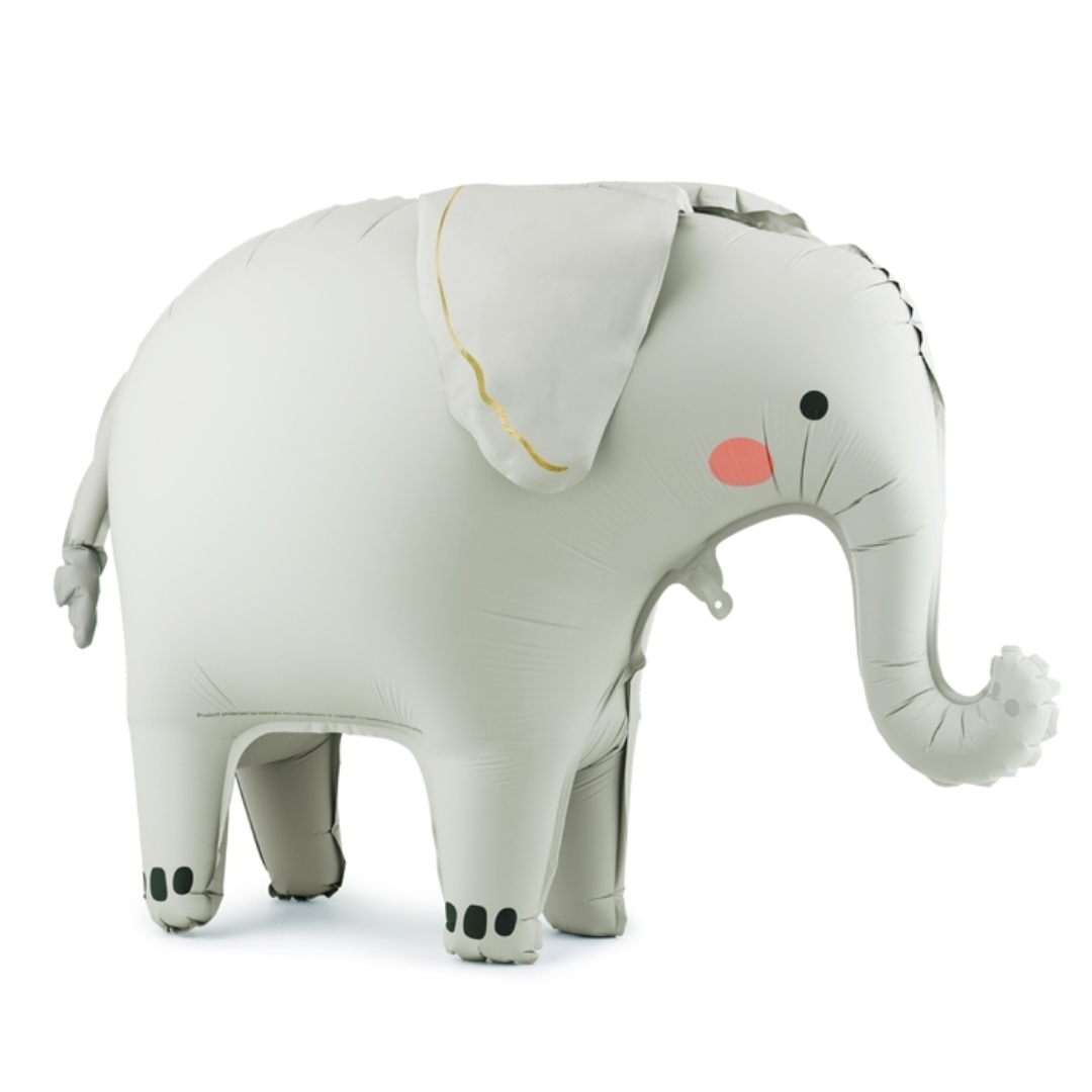 Globo foil elefante para inflar con aire