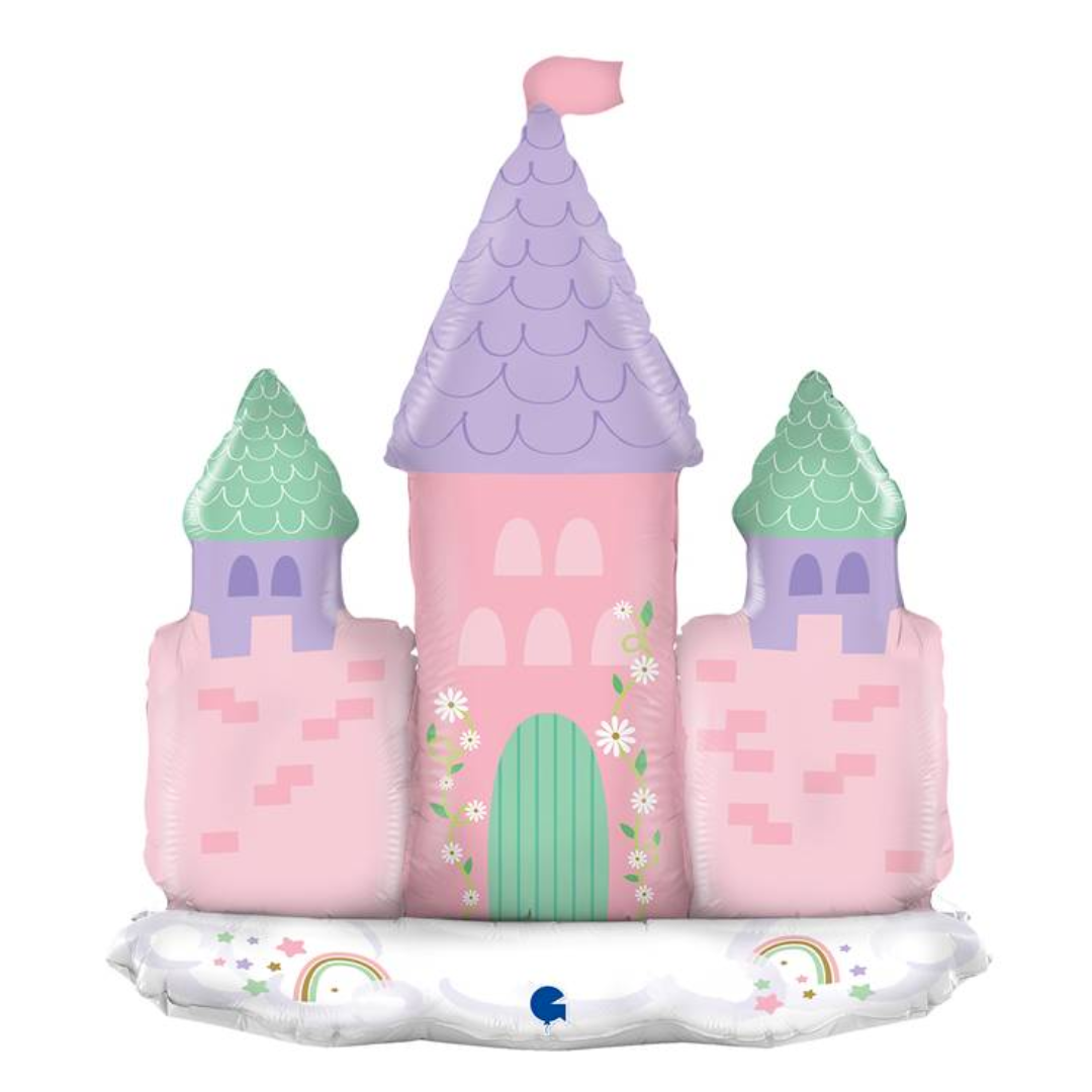 Globo Foil Castillo de Princesa para Inflar con Aire