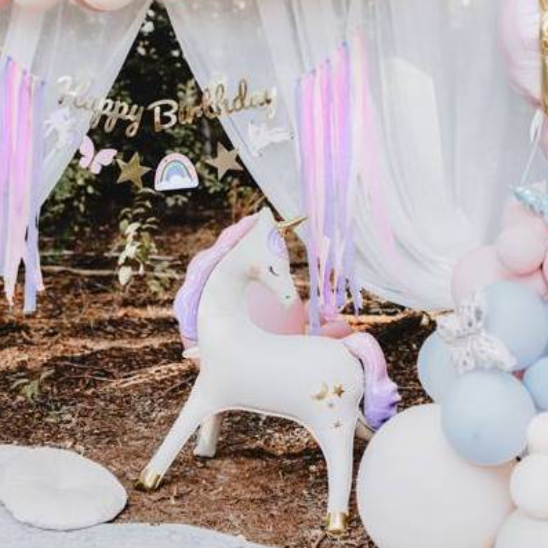 Globo Unicornio encantado para inflar con aire