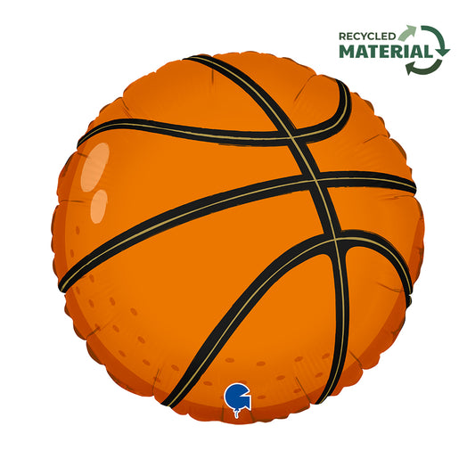 Globo foil redondo baloncesto