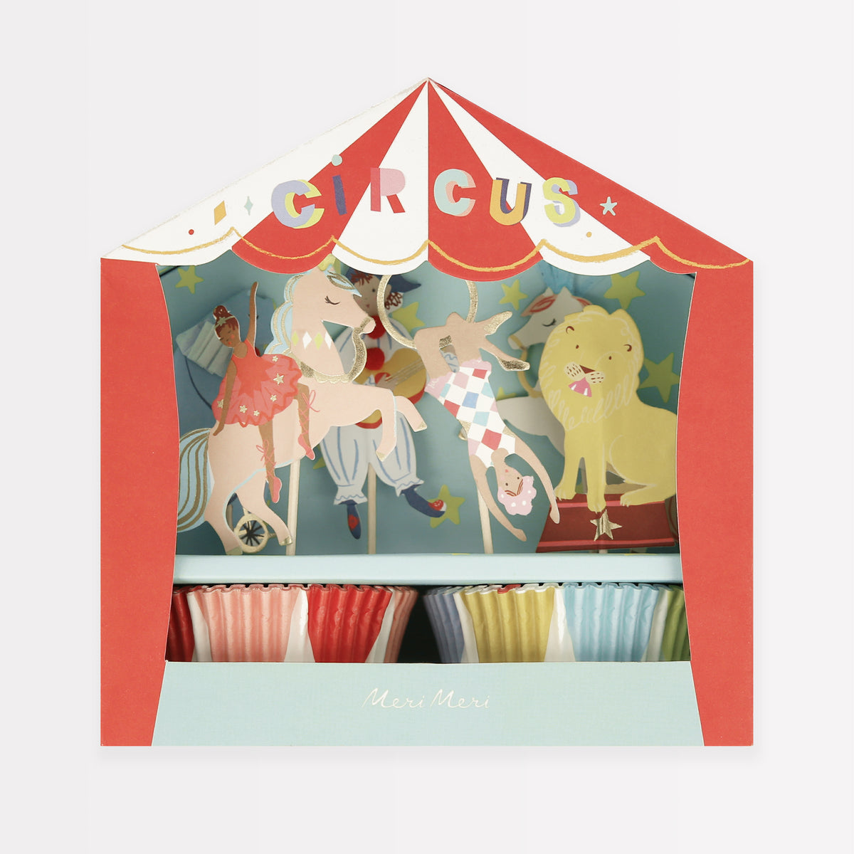 Set de cupcakes Circo- pack 24 uds.
