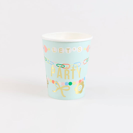 Vasos Charm Party- pack 8 uds.