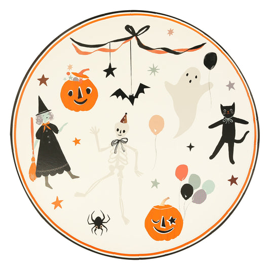 Plato grande Iconos Halloween - pack 8 uds.