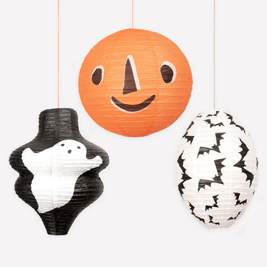 Farolillos Halloween- pack 3 uds.