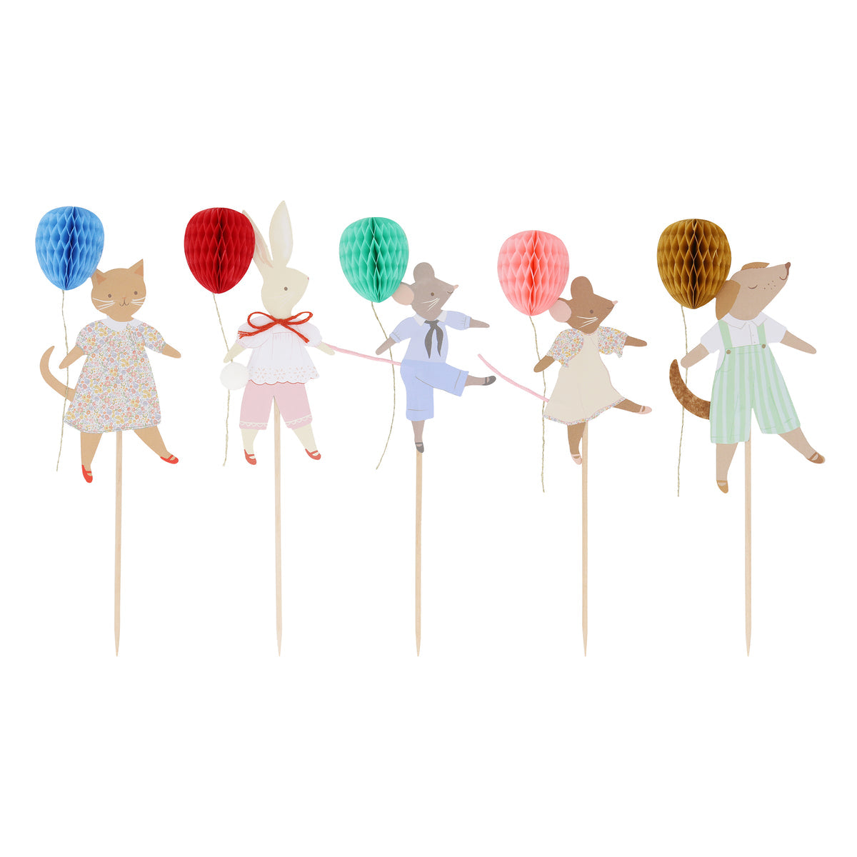 Toppers animal friends- pack 5 uds.
