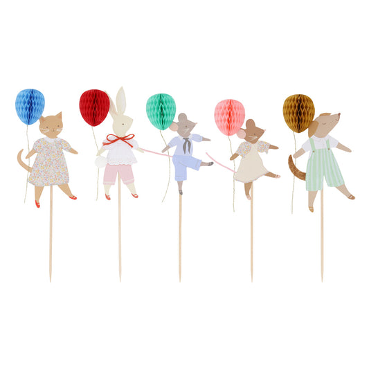 Toppers animal friends- pack 5 uds.