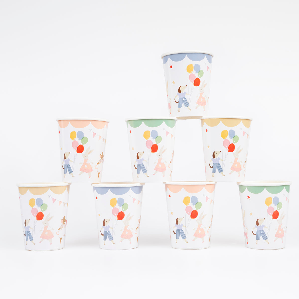 Vasos animal friends- pack 8 uds.