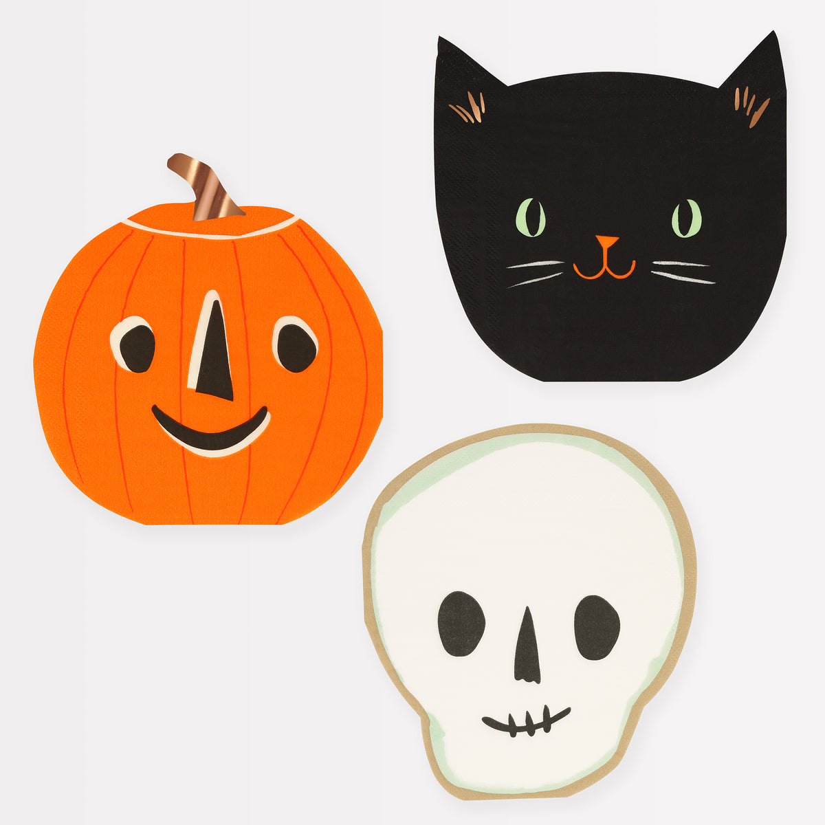 Servilletas formas Halloween- pack 16 uds.