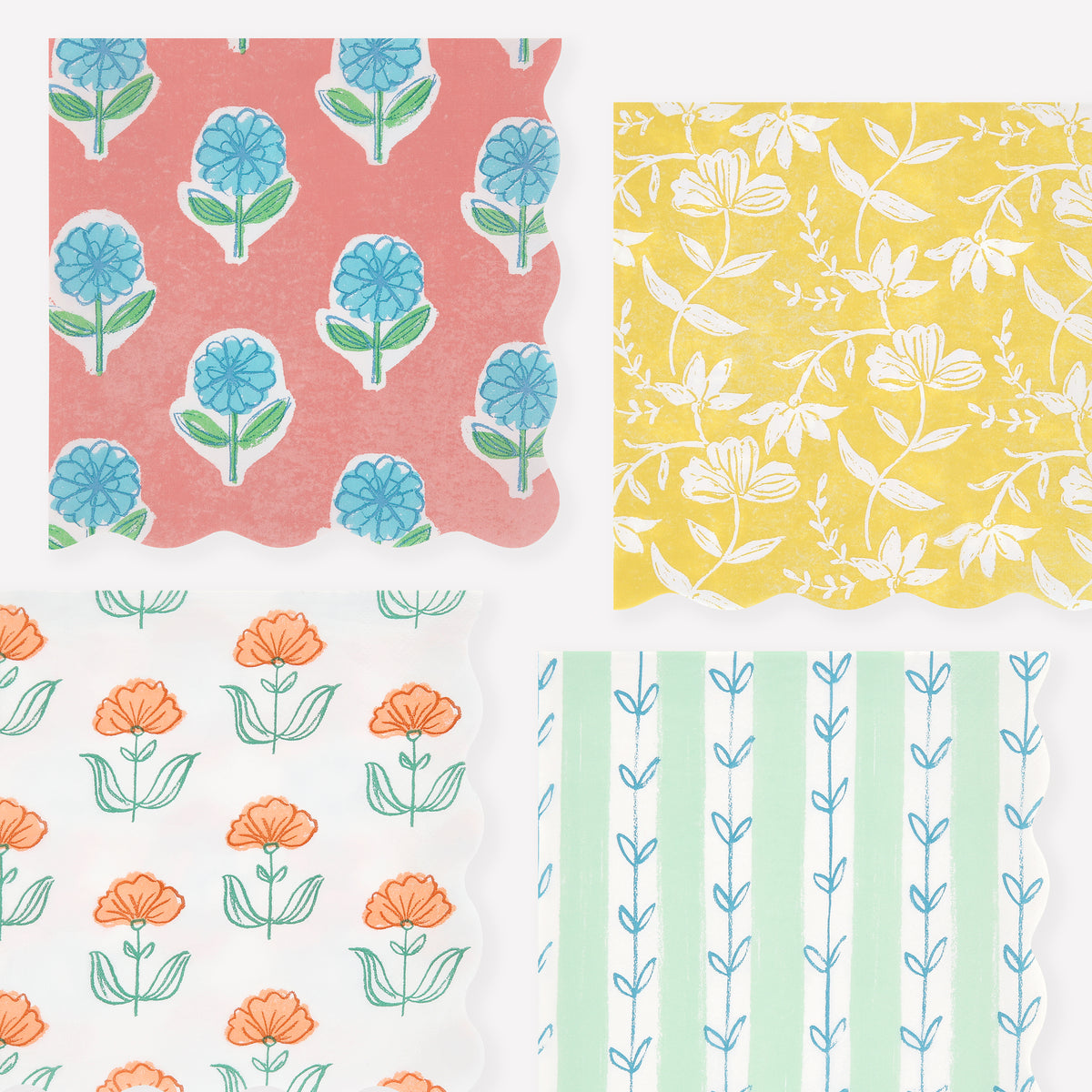 Servilletas Estampadas Flora Grandes – Pack 16 uds