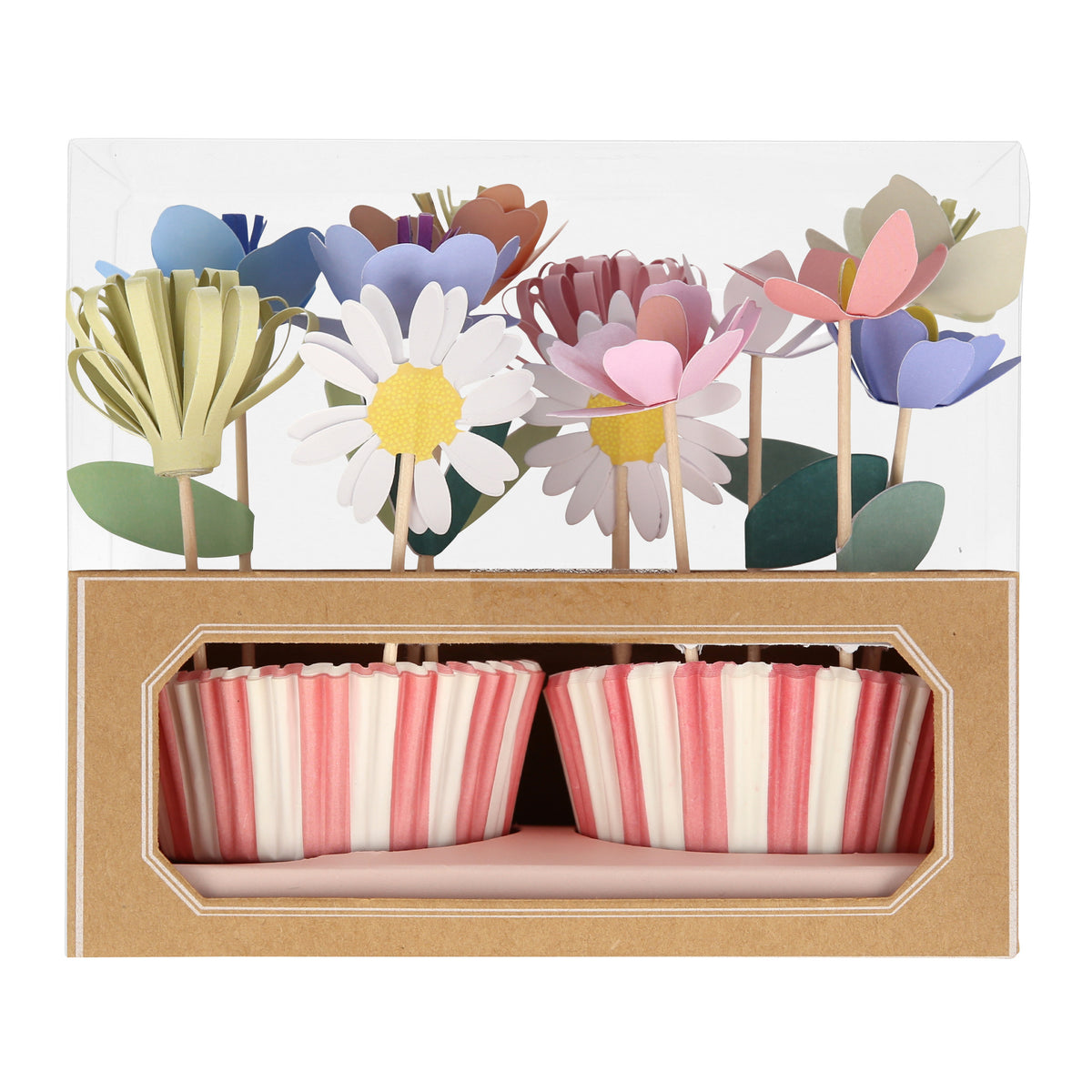 Set de cupcakes flores – Pack 12 uds.