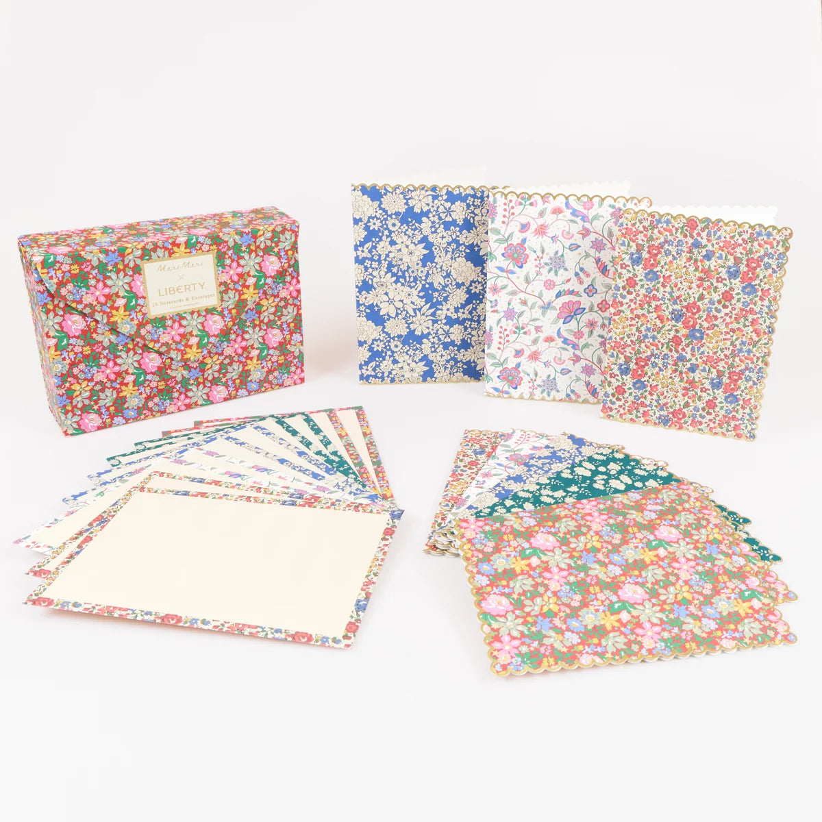 Caja de tarjetas y sobres liberty- pack 10 uds.