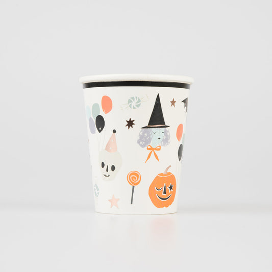 Vasos iconos Halloween- pack 8 uds.