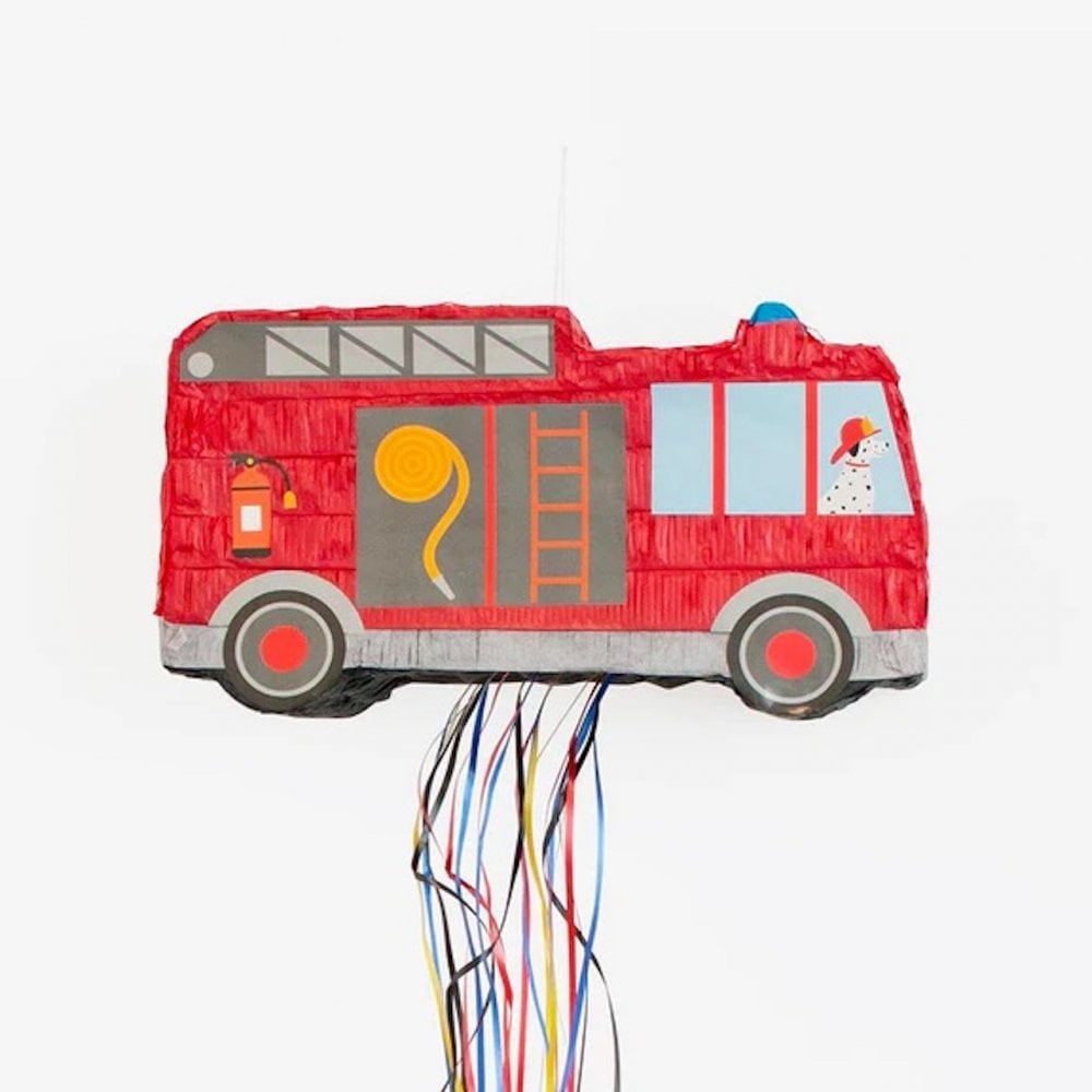 Piñata camión de bomberos