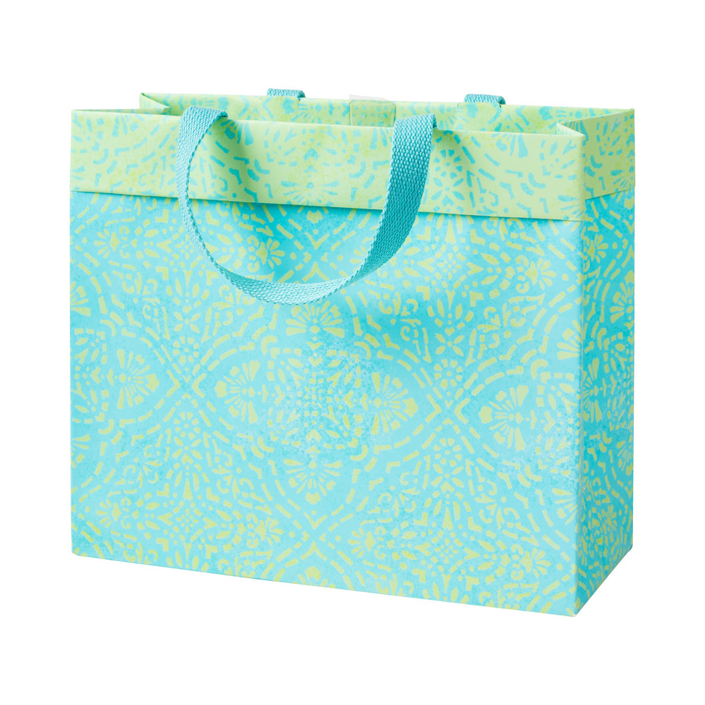 Bolsa de regalo estampado geometrico mediana
