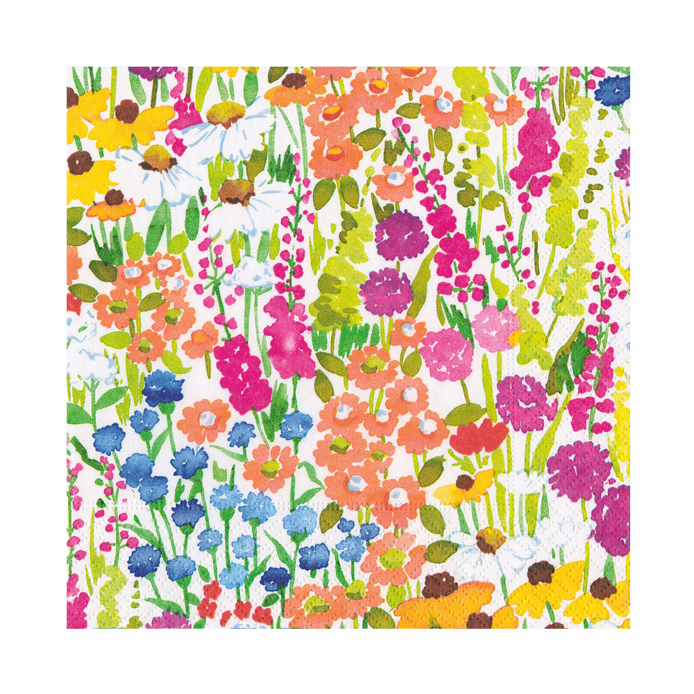 Servilleta estampado floral grande- pack 20 uds.