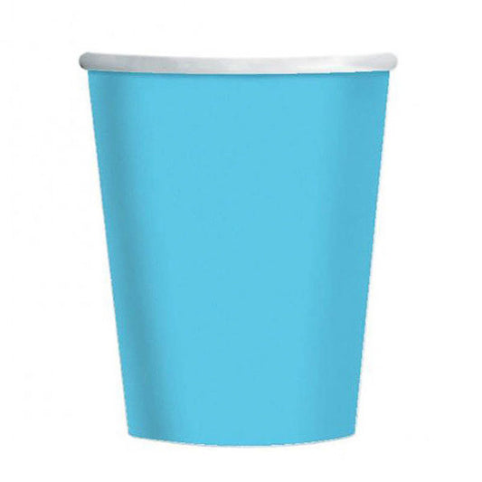 Vasos turquesa - pack 8 uds.Vaso turquesa - pack 8 uds