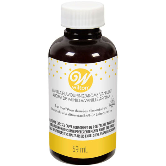 Aroma Transparente de Vainilla Wilton, 59 ml.