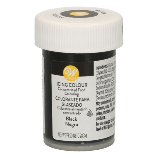 Colorante en pasta Wilton, Negro, 25 gr.