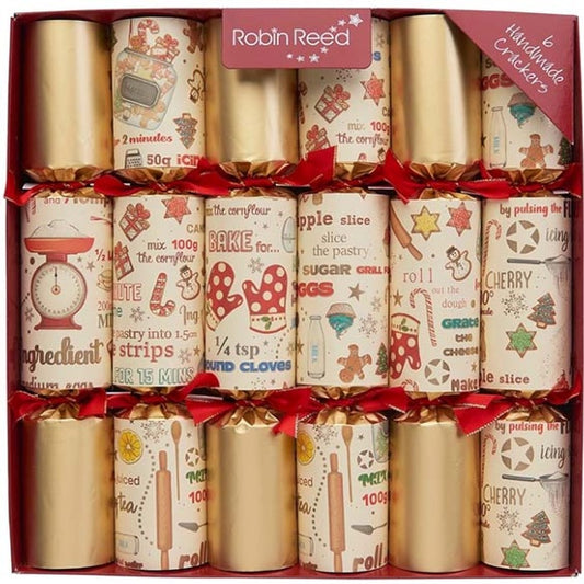 Christmas crackers, Sugar & Spice 31 cm, Pack 6 u.