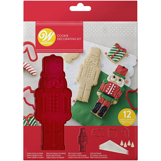 Juego de decoración de galletas Cascanueces Wilton, 12 piezas