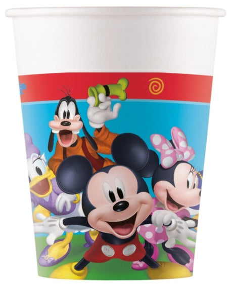 Vasos Mickey Plastic Free 200 ml, Pack 8 u.