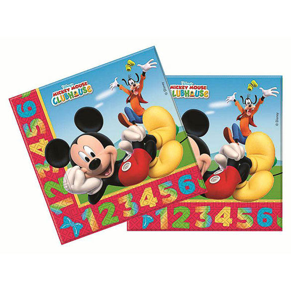 Servilletas Mickey Mouse 33 x 33 cm, Pack 20 u.