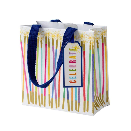 Bolsa de regalo velas de colores pequeña