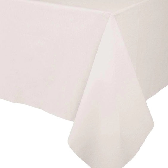 Mantel papel de Lino beige 244 x 152 cm impermeable, Pack 1 u.