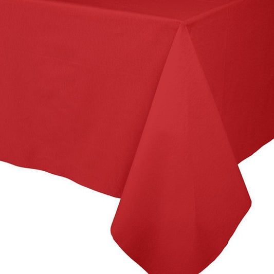 Mantel papel Lino rojo 244 x 152 cm impermeable, Pack 1 u.