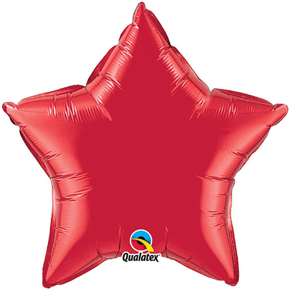 Globo Estrella Roja, 51 cm.