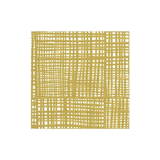 Servilletas Doradas Navidad 25 x 25 cm, Pack 20 u.