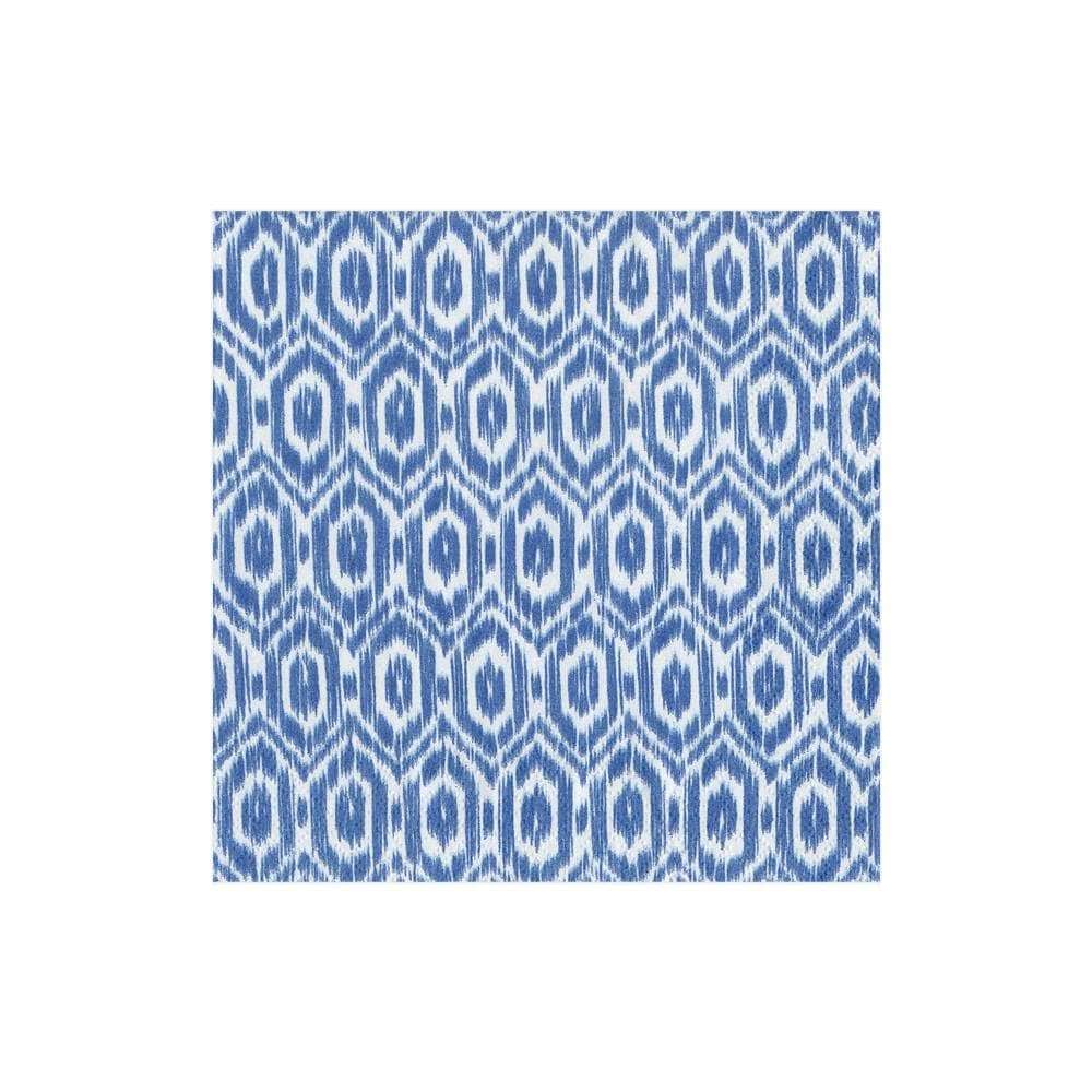 Servilleta pequeña Ikat azul - pack 20 uds.